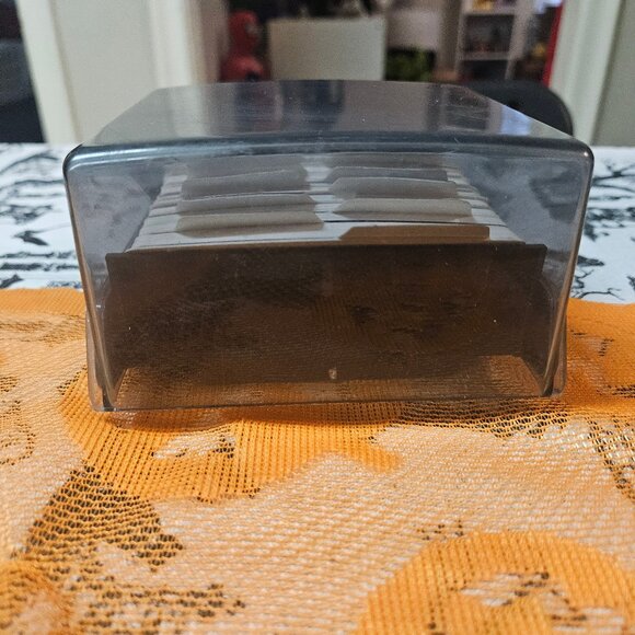 Vintage Rolodex S310C Covered Address Telephone Index Card File Petite Dividers - Picture 6 of 12